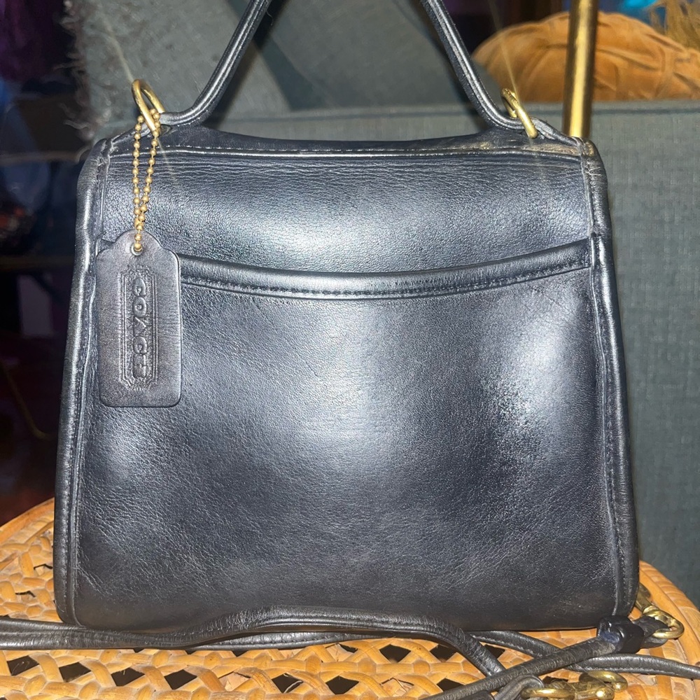 Coach Regina Bag In Black ( Vintage) Gem